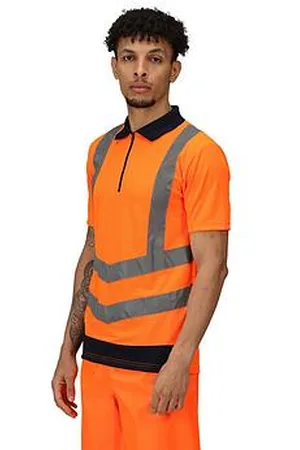 Regatta Professional Workwear Hivis Pro Polo T-Shirt - /Navy