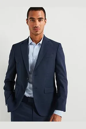 HUGO BOSS Jeckson Regular Fit Needlepin Stretch Wool Suit