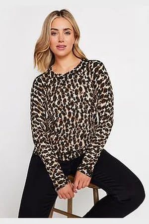 M&Co Animal Print Crew Neck Jumper