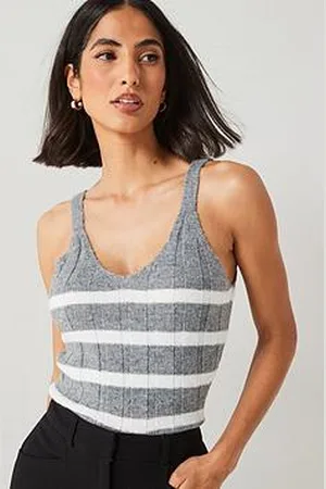 Very Stripe Knitted Cami Top Coord
