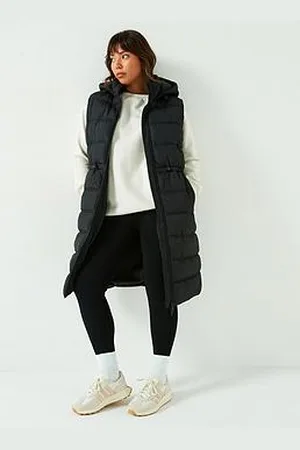 Very Longline Hooded Puffer Gilet