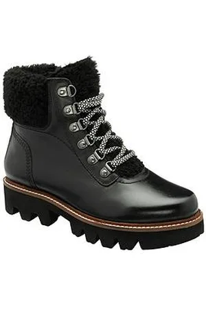 Ravel Clyde Leather Fur Lined Hiker Ankle Boot