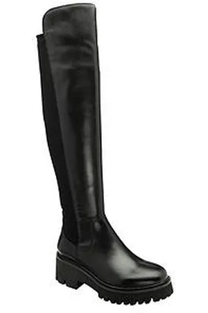 Ravel Thornton Over The Knee Leather Boot - Black