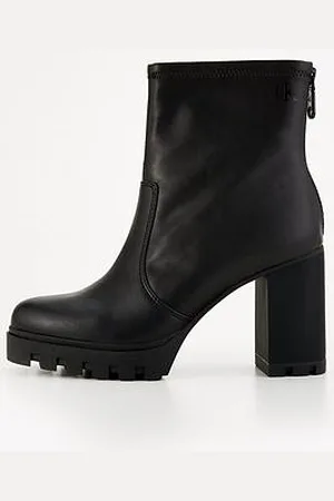 Calvin Klein Platform Heeled Boots