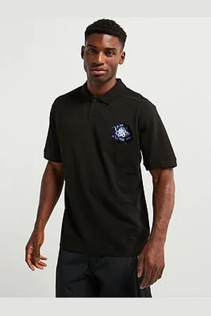 HUGO BOSS Dignipolo Shirt Floral Ledt Chest Print Relaxed Fit Polo Shirt
