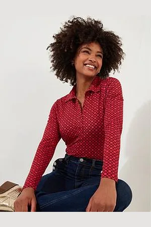 Joe Browns Lola Geo Jersey Print Top