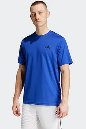 adidas Mens Train Essentials Base T-Shirt - Blue