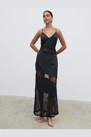 Pretty Lavish Monique Lace Inserted Slip Dress