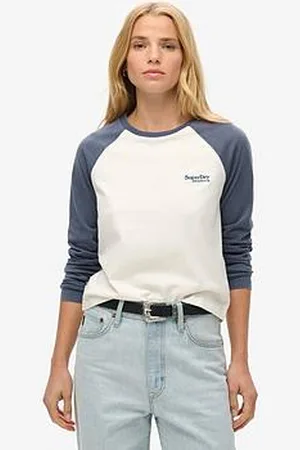 Superdry Essential Logo Long Sleeve Baseball Top