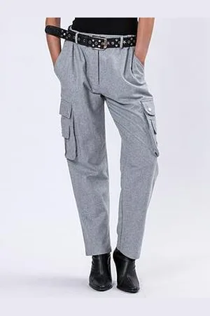 Religion Wool Flannel Cargo Trouser