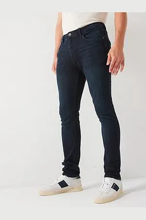 Very Man Skinny Jean With Stretch - Blue Black Wash