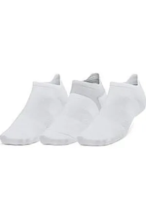 Under Armour Adult Unisex Running Amourdry Lite 3Pack No Show Socks