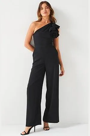 Very One Shoulder Ruffle Jumpsuit