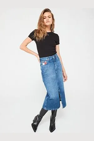 Tommy Hilfiger Denim Midi Skirt