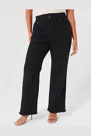 Very Elasticated Waist Wide Leg Jean