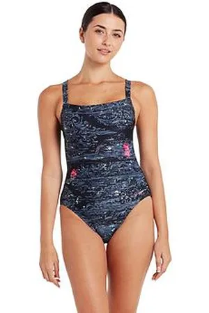 Zoggs Ecolast + Dusk Adjustable Classicback Swimsuit- /Grey