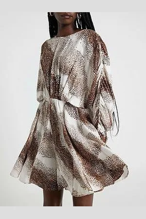 River Island Animal Print Mini Dress