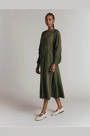 Ghost Santori Dress - Khaki