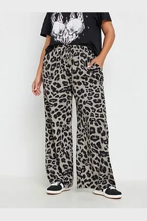 Yours Curve Leopard Pull On Trouser