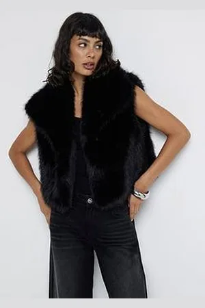 River Island Short Faux Fur Gilet