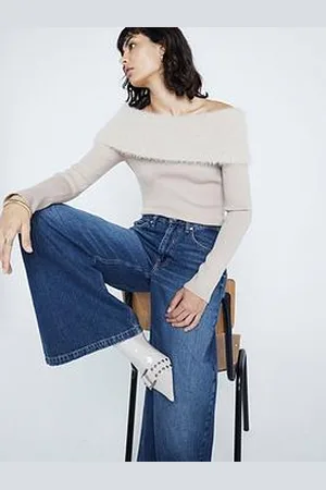 River Island Bardot Fluffy Jumper