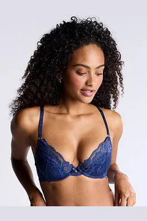 Boux Avenue Harper Balconette Bra - Navy