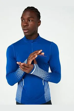 RonHill Mens Tech Reflect Running Hal Zip Top