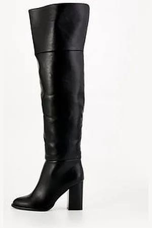 Very Over The Knee Block Heel Boot