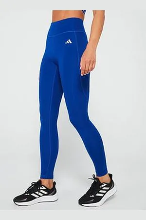 adidas Womens Training Optime Essentials Tights - Blue