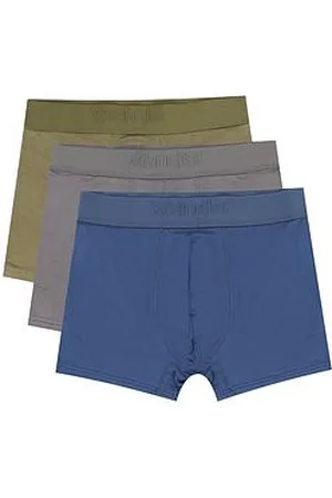 Wrangler 3-Pack Logo Waistband Trunks