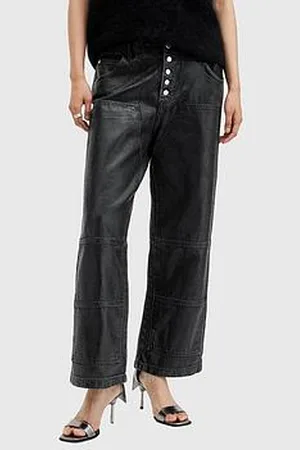 AllSaints Tay Wide Leg Denim Carpenter Jeans