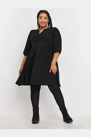 Yours Curve Textured Short Dress