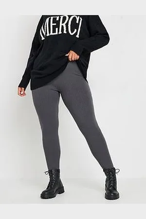 Yours Curve Ribbed Leggings