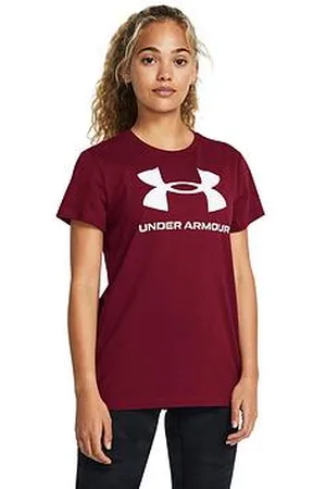 Under Armour Womens Training Sportstyle Logo T-Shirt - Burgundy