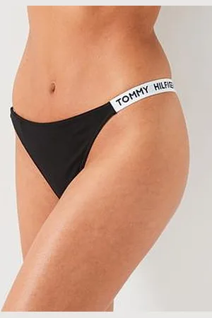 Tommy Hilfiger High Leg Logo Banded Thong