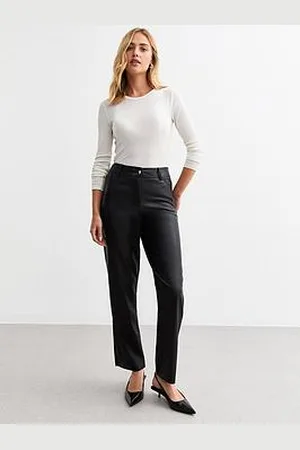 New Look Faux Leather Trousers