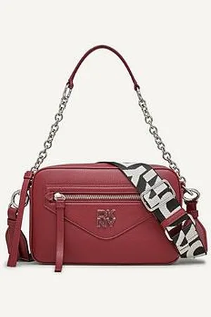 DKNY Reenpoint Crossbody Camera Bag - Burgundy