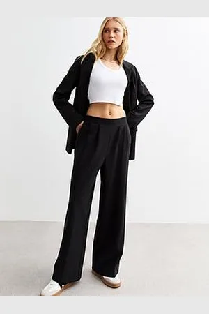 New Look Elasticated Wide Leg Trousers