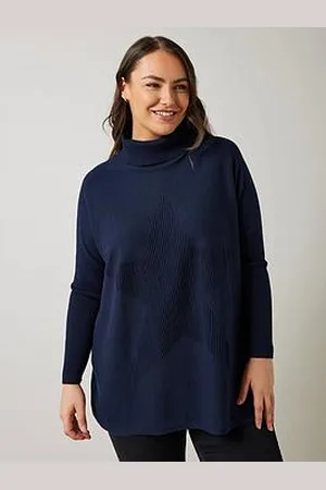Evans Star Stitch Oversized Jumper