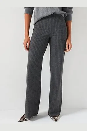 Very Wide Leg Pinstripe Trouser
