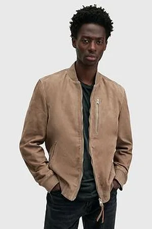 AllSaints Kemble Suede Bomber Jacket