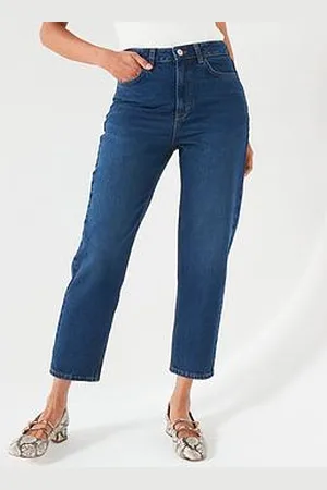 Very High Waist Mom Jeans