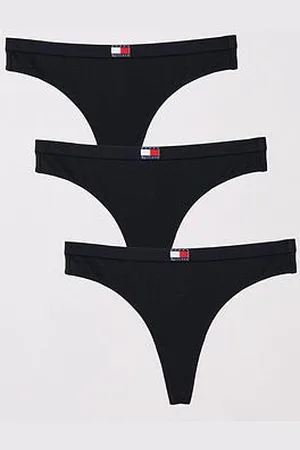 Tommy Hilfiger 3 Pack Flag Logo Thong