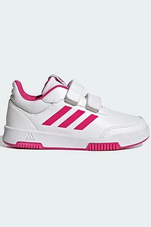 adidas Kids Girls Tensaur Sport 20 Trainers - White/Pink