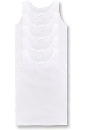 Everyday Basic Girls 5 Pack Sleeveless School Vests
