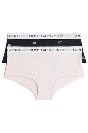 Tommy Hilfiger Girls 2 Pack Print Hipster Briefs