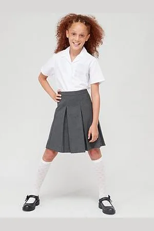 Very Girls 2 Pack Classic Pleated School Skirts Plus Size