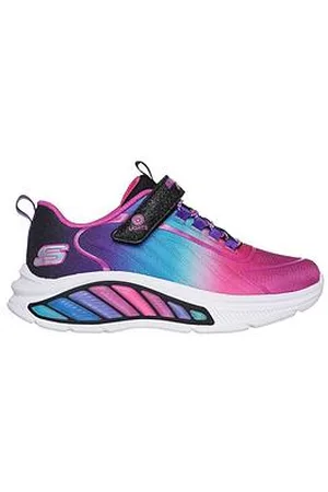 Skechers Girls Raibow Cruisers Lighted Trainer