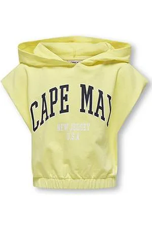 ONLY Girls Short Sleeve Hoody - Pear