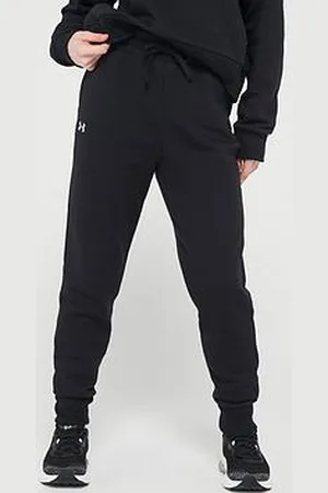 Under Armour Girls Rival Fleece Joggers - Black/White